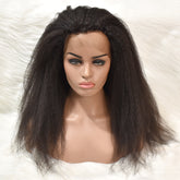 Kinky Straight 13x4 HD Lace Front Wigs Human Hair Wig 180%