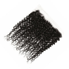 Curly Hair 3 Bundles With 13x4 HD Lace Frontal High Quality Virgin Hair