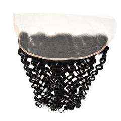 13x4 Transparent Lace Frontal Curly Hair High Quality Virgin Hair