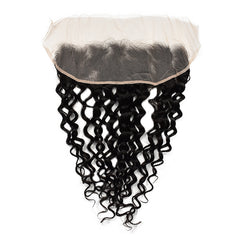 13x4 Transparent Lace Frontal Water Wave Hair High Quality Virgin Hair