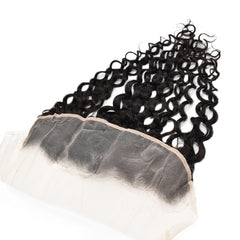13x4 Transparent Lace Frontal Water Wave Hair High Quality Virgin Hair