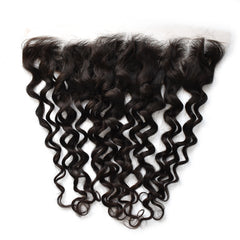 Water Wave Hair 3 Bundles With 13x4 HD Lace Frontal High Quality Virgin Hair