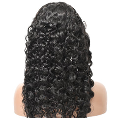 Water Wave 5x5 HD Lace Closure Wigs Human Hair Wig 180%