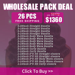 Wholesale Pack Deal 26 PCS $1360 Free Shipping