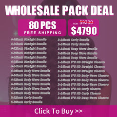 Wholesale Pack Deal 80 PCS $4790 Free Shipping