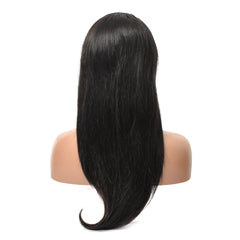 Straight 13x4 Transparent Lace Front Wigs Human Hair Wig 180%