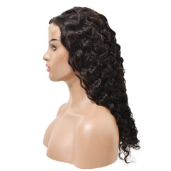 Water Wave 5x5 HD Lace Closure Wigs Human Hair Wig 180%