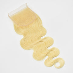 613 Blonde Color 5x5 HD Lace Closure Body Wave Hair High Quality Virgin Hair