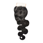 4*4 Transparent Lace Closure Body Wave Hair High Quality Virgin Hair