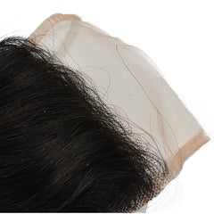 4*4 Transparent Lace Closure Loose Wave Hair High Quality Virgin Hair
