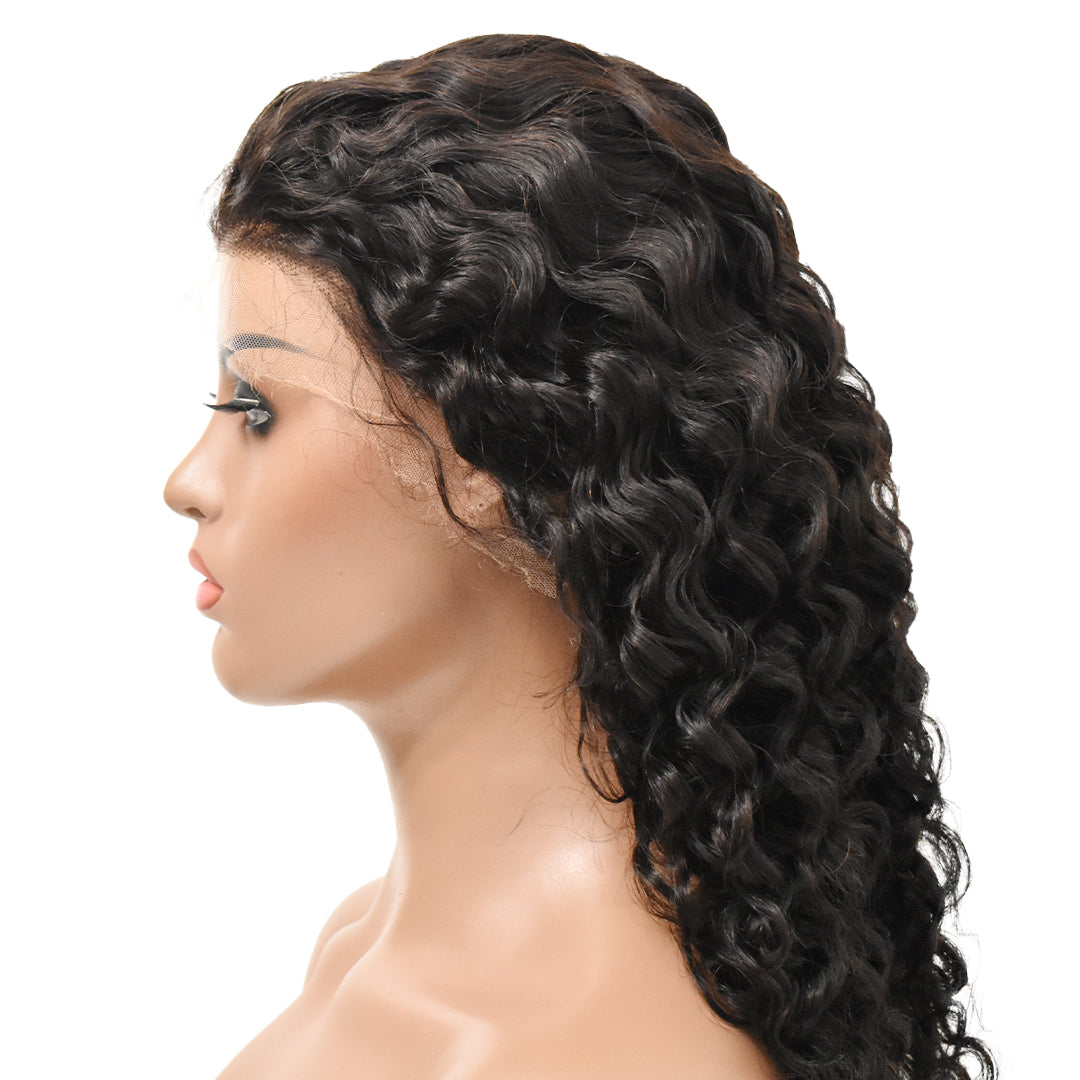 Water Wave 13×6 HD Lace Front Wigs Human Hair Wig 200% High Density