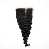 5x5 Transparent Lace Closure Deep Wave Hair High Quality Virgin Hair