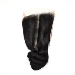 5x5 Transparent Lace Closure Loose Wave Hair High Quality Virgin Hair
