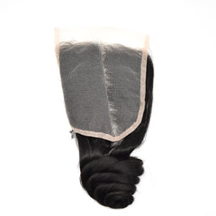 5x5 Transparent Lace Closure Loose Wave Hair High Quality Virgin Hair