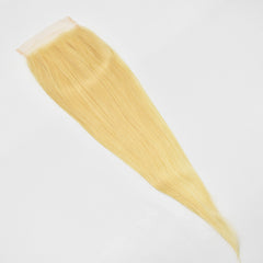 613 Blonde Color 5x5 HD Lace Closure Straight Hair High Quality Virgin Hair