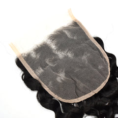 5x5 Transparent Lace Closure Water Wave Hair High Quality Virgin Hair