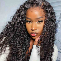 Curly 5x5 HD Lace Closure Wigs Human Hair Wig 180%