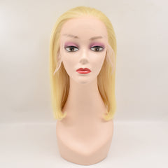 Blonde Straight #613 Color 13×4 Transparent Lace Bob Wig