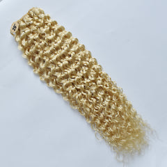 613 Blonde Color Curly Hair Bundles High Quality Virgin Hair