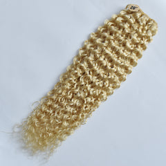 613 Blonde Color Curly Hair Bundles High Quality Virgin Hair