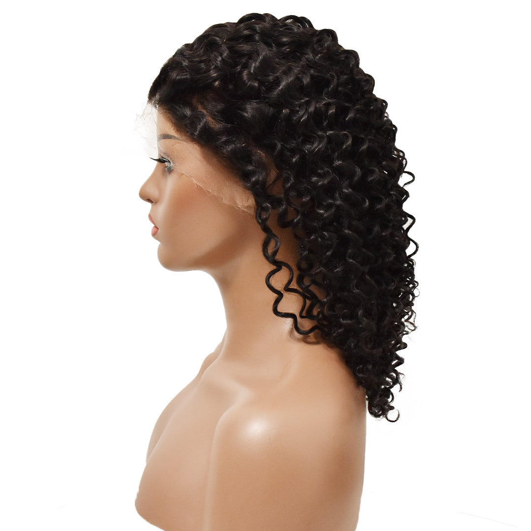 Curly 13×6 HD Lace Front Wigs Human Hair Wig 200% High Density