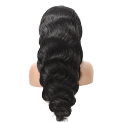 Body Wave 13x4 Transparent Lace Front Wigs Human Hair Wig 180%