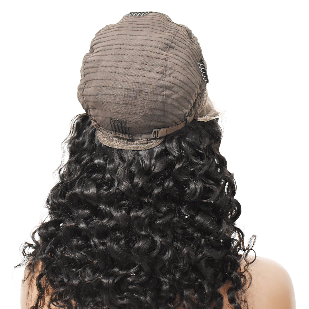 Water Wave 13×6 HD Lace Front Wigs Human Hair Wig 200% High Density