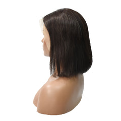 Straight 13×4 Transparent Lace Bob Wigs Human Hair Wig