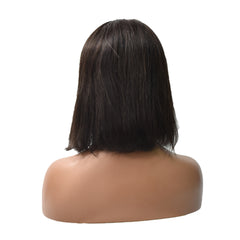Straight 13×4 Transparent Lace Bob Wigs Human Hair Wig