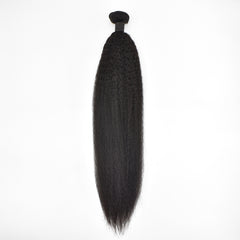 10A Brazillian Hair Kinky Straight Hair Bundles High Quality Virgin Hair