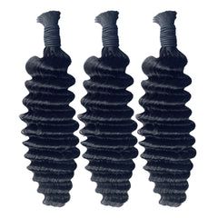 10A Brazillian Hair Deep Wave Bulk Hair High Quality Virgin Hair