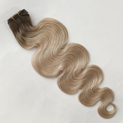 #50T55 Color 10A Body Wave Hair Flat Bundles