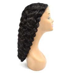 Deep Wave 5x5 HD Lace Closure Wigs Human Hair Wig 180%
