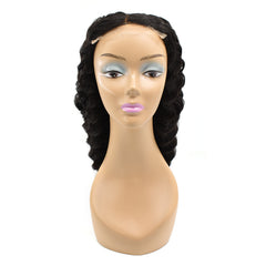 Deep Wave 5x5 HD Lace Closure Wigs Human Hair Wig 180%