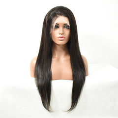 Straight 13×6 Transparent Lace Front Wigs Human Hair Wig 150%