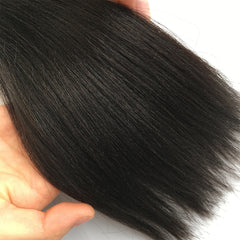 10A Brazillian Hair Yaki Straight Hair Bundles High Quality Virgin Hair