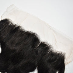 Raw Hair Body Wave Hair 3 Bundles With 13X6 Transparent Lace Frontal High Quality Hair