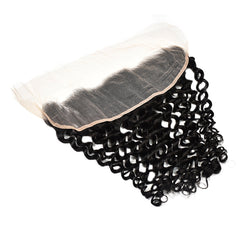 Raw Hair Curly Hair 3 Bundles With 13x4 Transparent Lace Frontal High Quality Hair