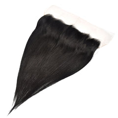 Raw Hair Straight Hair 3 Bundles With 13x4 Transparent Lace Frontal High Quality Hair