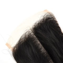 Loose Wave Hair 3 Bundles With 5x5 Transparent Lace Closure High Quality Virgin Hair