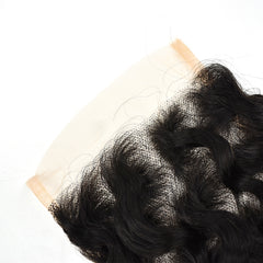 Water Wave Hair 3 Bundles With 5x5 Transparent Lace Closure High Quality Virgin Hair