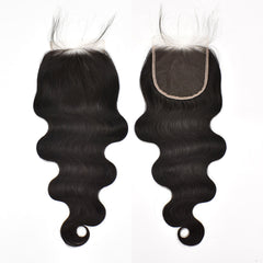 Raw Hair Body Wave Hair 3 Bundles With 5x5 HD Lace Closure High Quality Hair