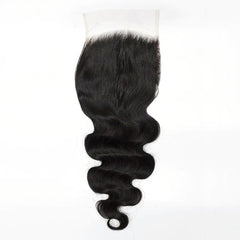 Body Wave Hair 3 Bundles With 6x6 HD Lace Closure High Quality Virgin Hair