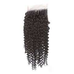 Deep Wave Hair 3 Bundles With 6x6 HD Lace Closure High Quality Virgin Hair
