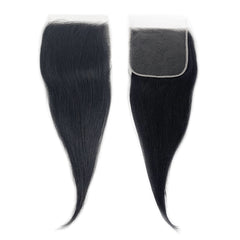 Raw Hair Straight Hair 3 Bundles With 7x7 HD Lace Closure High Quality Hair