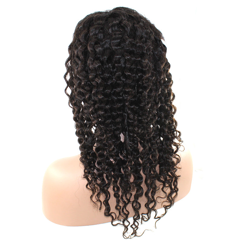 Curly 13×6 HD Lace Front Wigs Human Hair Wig 200% High Density