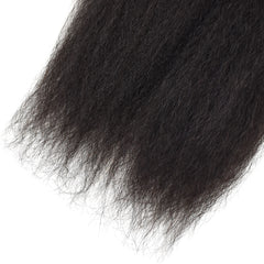 Kinky Straight Flat Tip Hair Extensions Virgin Human Hair 50g
