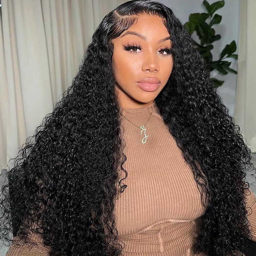 Curly 13×4 HD Lace Front Wigs Human Hair Wig 150%