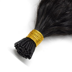 Kinky Straight I Tip Hair Extensions Virgin Human Hair 50g