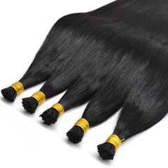 Straight I Tip Hair Extensions Virgin Human Hair 50g